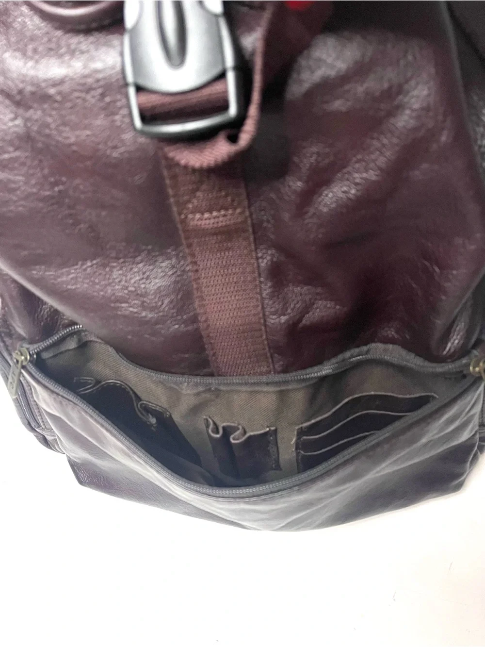Amerileather Jumbo Dark Brown Leather Backpack - Unisex
